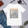 unisex staple woodworking t-shirt white front
