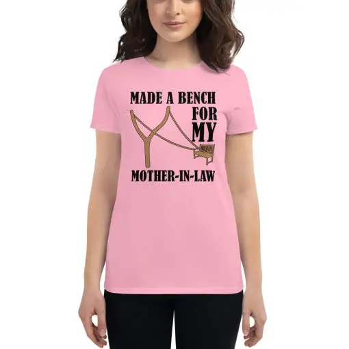 women's short sleeve t-shirt- pink